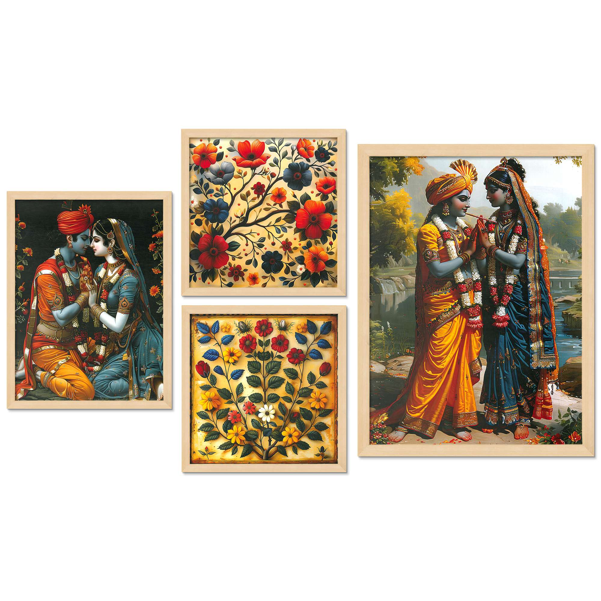 SET OF 4 DIGITAL WALL PAINTING - Image 4